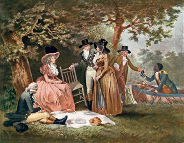 The Anglers Repast George Morland c 1789 Rousseaus ideas about nature - photo 8