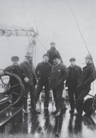 Arthur Conan Doyle third from left 12 July 1880 photograph by WJA Grant - photo 1