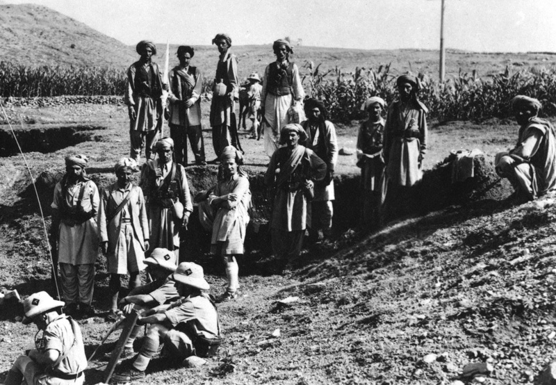 British soldiers at Chitral on the Afghan border with khassadars or locally - photo 2