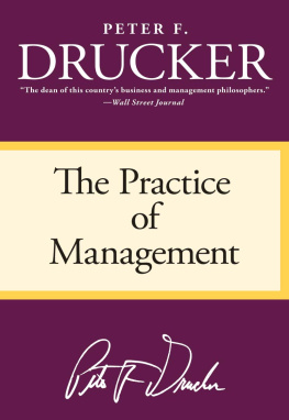 Drucker - The Practice of Management