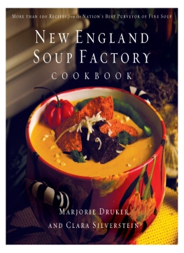 Druker - New England Soup Factory Cookbook