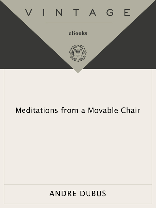 Acclaim for ANDRE DUBUSs Meditations from a Movable Chair Emotionally intense - photo 1