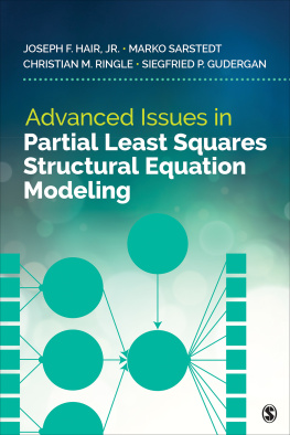 Marko Sarstedt Advanced Issues in Partial Least Squares Structural Equation Modeling