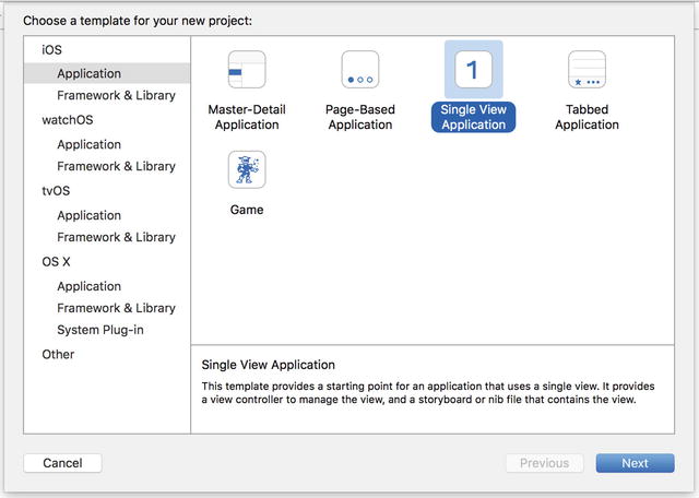 Figure 1-4 Xcodes template selection pane Note With each new release of - photo 4