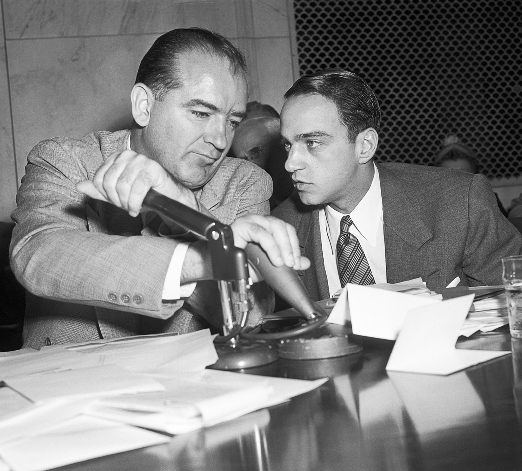 Senator Joseph McCarthy with his aide Roy Cohn in 1954 was such a powerful - photo 13