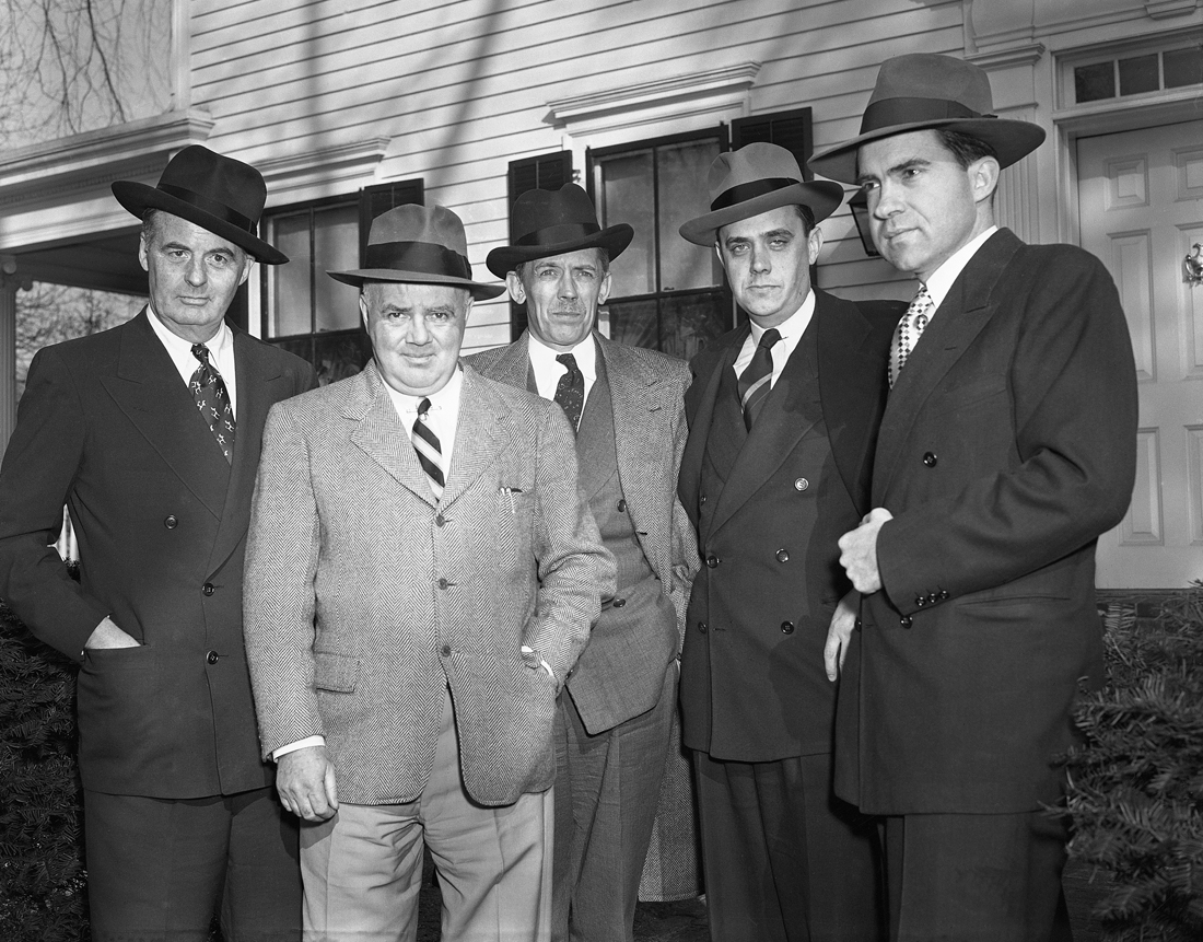 The young congressman Richard Nixon far right with fellow members of the - photo 11