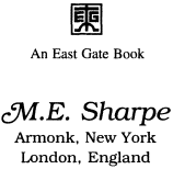 Page iv An East Gate Book Copyright 1997 by M E Sharpe Inc - photo 3