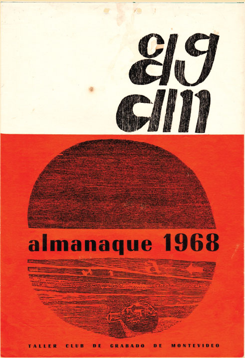 Hugo Alies cover design for the 1968 Almanac woodcut and offset lithography - photo 6