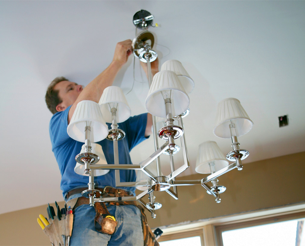 Installing a new ceiling fixture can provide more light to a space not to - photo 7