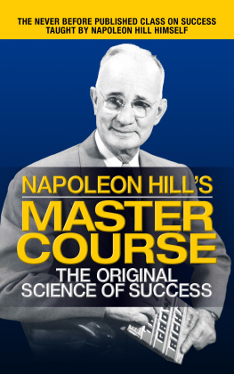 Napoleon Hill Napoleon Hills Master Course