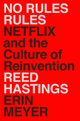 Reed Hastings No Rules Rules