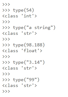 The describes that the type of 54 is int Also and shows that a string and 98 - photo 5