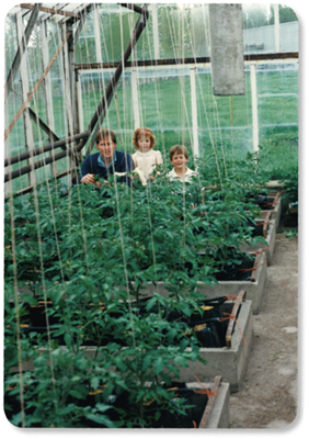 Checking on the tomatoes with Dad and Amanda When I finished high school and - photo 13