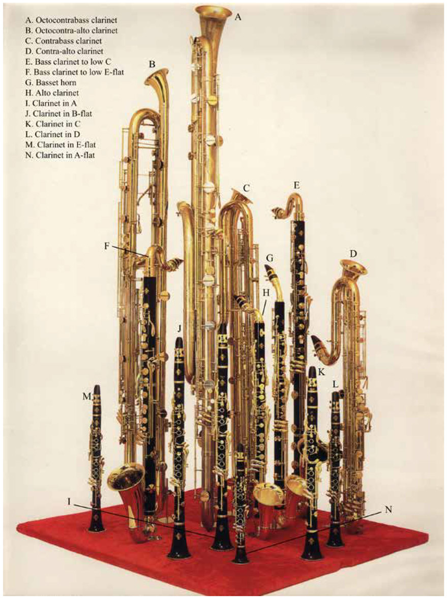 Figure 30 The clarinet family Photo courtesy of Conn-Selmer APPENDIX 2 - photo 1