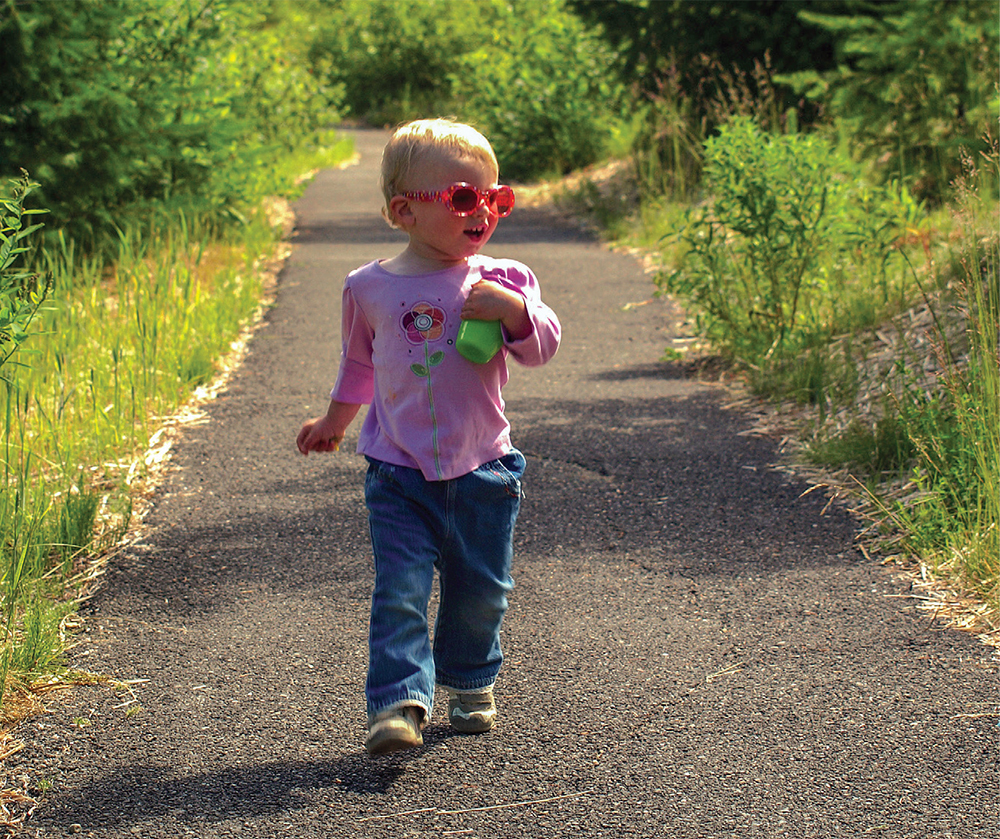 With its wide paved and level trail toddlers can successfully circumambulate - photo 19
