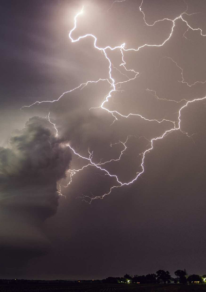 Stunning lightning display from a supercell thunderstorm Nevada US Preface - photo 3