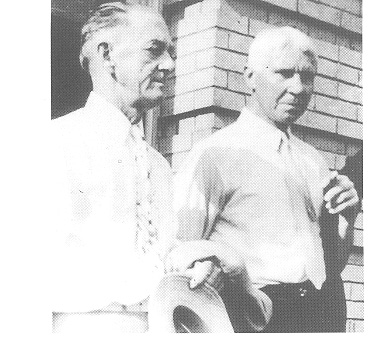 Andy Tanning and hometown friend Carl Sandburg 1939 Voltage oil on - photo 8