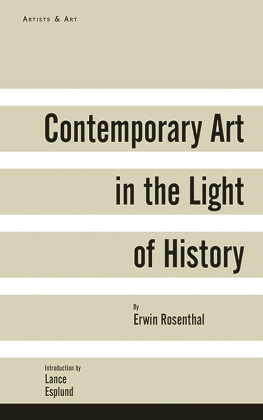 Esplund Lance - Contemporary Art in the Light of History