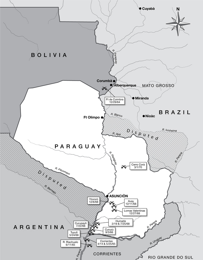 Paraguayan territory during the War of the Triple Alliance showing the - photo 3