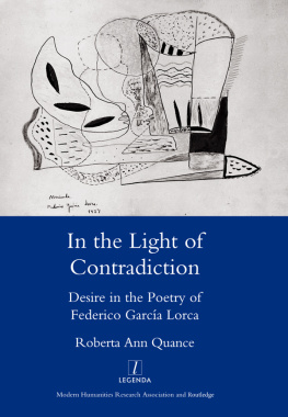 Federico García Lorca - In the light of contradiction: desire in the poetry of Federico García Lorca