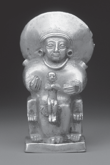 Seated goddess with a child from the Hittite Empire period c 14th13th - photo 3