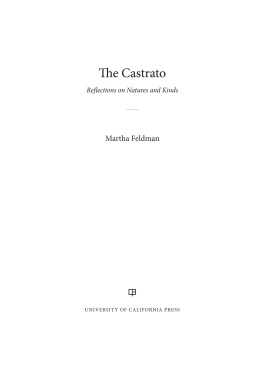 Feldman - The castrato: reflections on natures and kinds