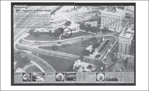 Newsweek 22 November 1993 with the location of Abraham Zapruder identified - photo 3