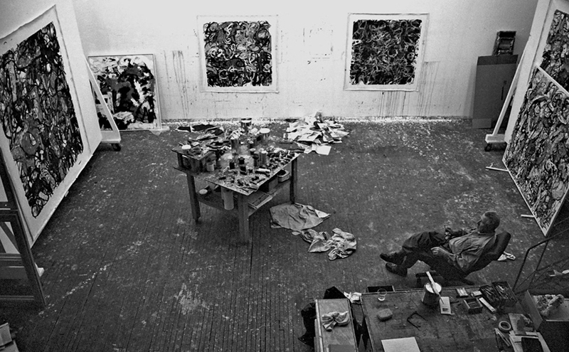 ABOVE Michael Goldberg in his studio the Bowery New York City March 6 - photo 4