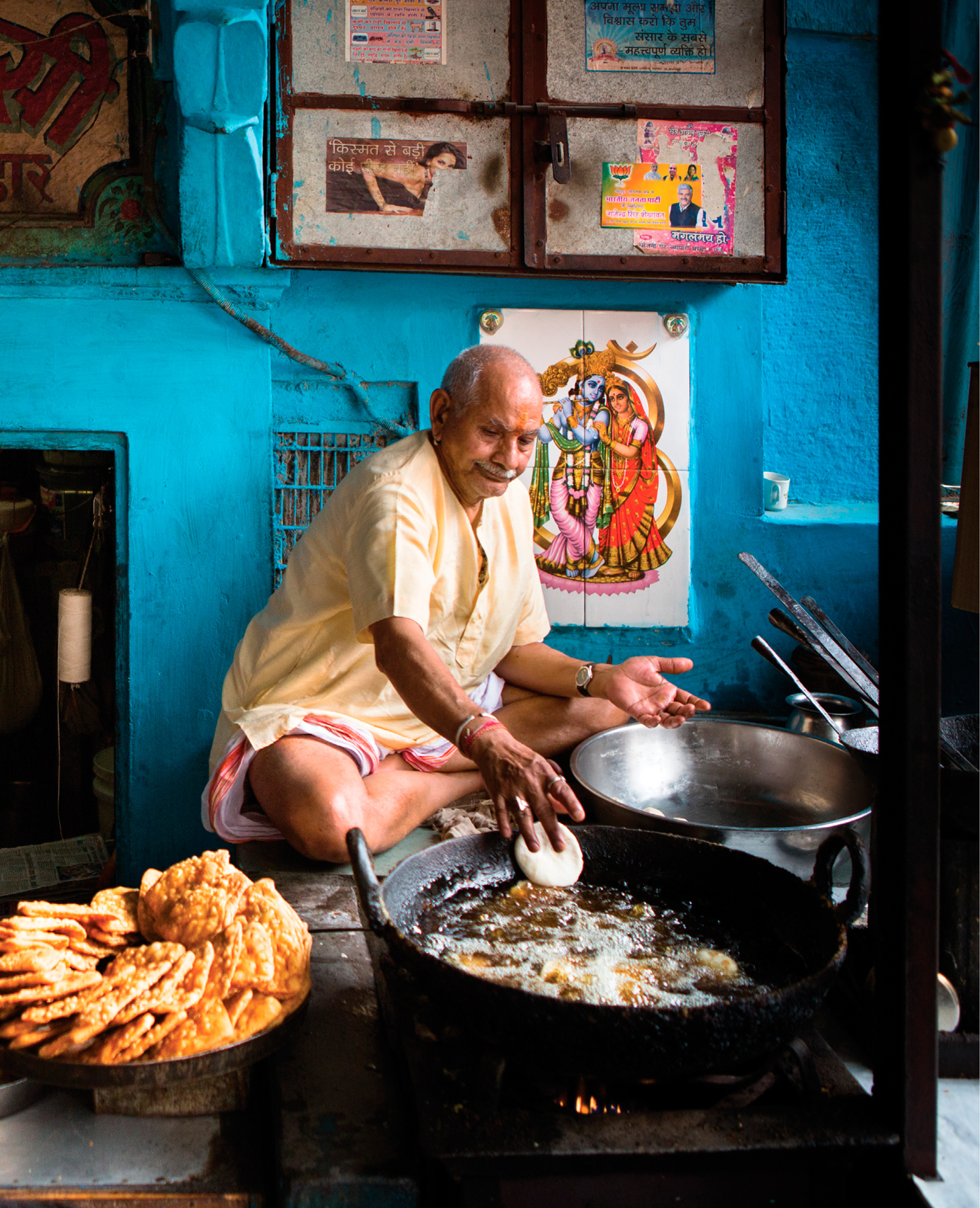 During harvest season Rabari women toil along with their husbands and sons in - photo 6