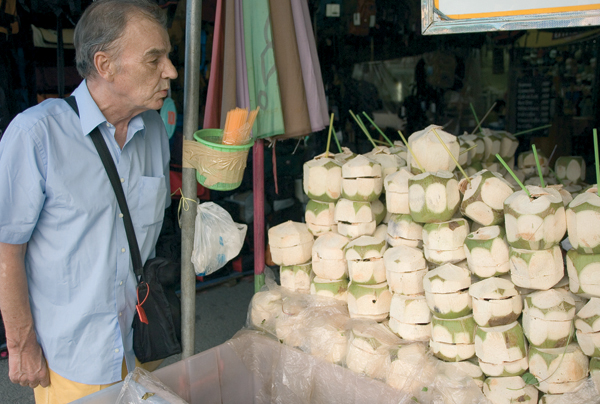 Coconut juice is very refreshing in the heat of Bangkok It is the rainy - photo 12