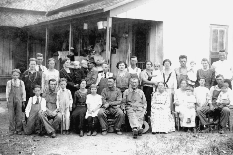 The Floyd family while Charley was on the harvest trail Akins Oklahoma ca - photo 3