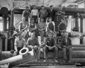 Workers at the Manitoba Sugar Company plant 1940 Archives of Manitoba - photo 3