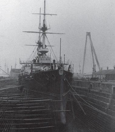 The pride of the Japanese fleet had yet to sail The Mikasa fitting out in an - photo 6