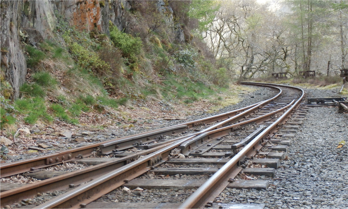 The quiet inspiration The Tal-y-llyn 2ft 3in gauge track curves around the - photo 4