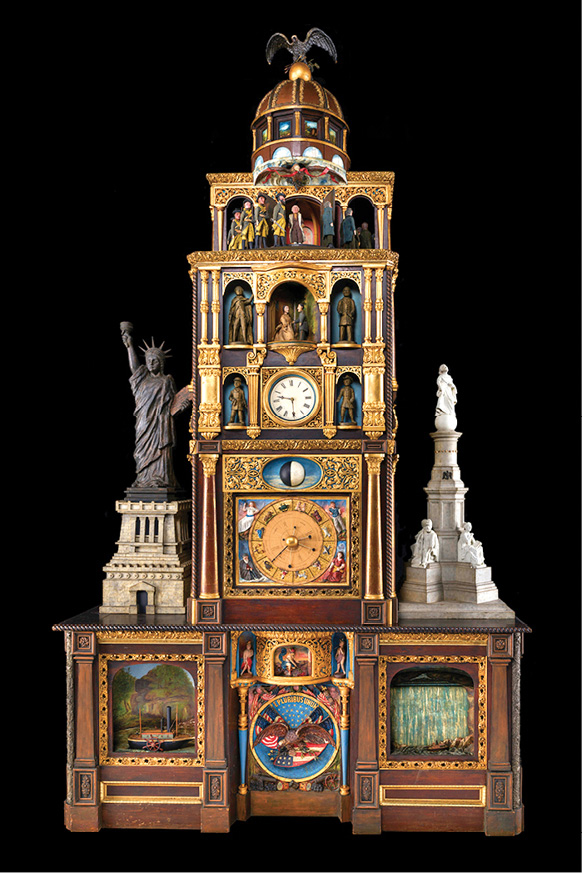 This exuberant 19th-century clock displayed at the National Museum of American - photo 18