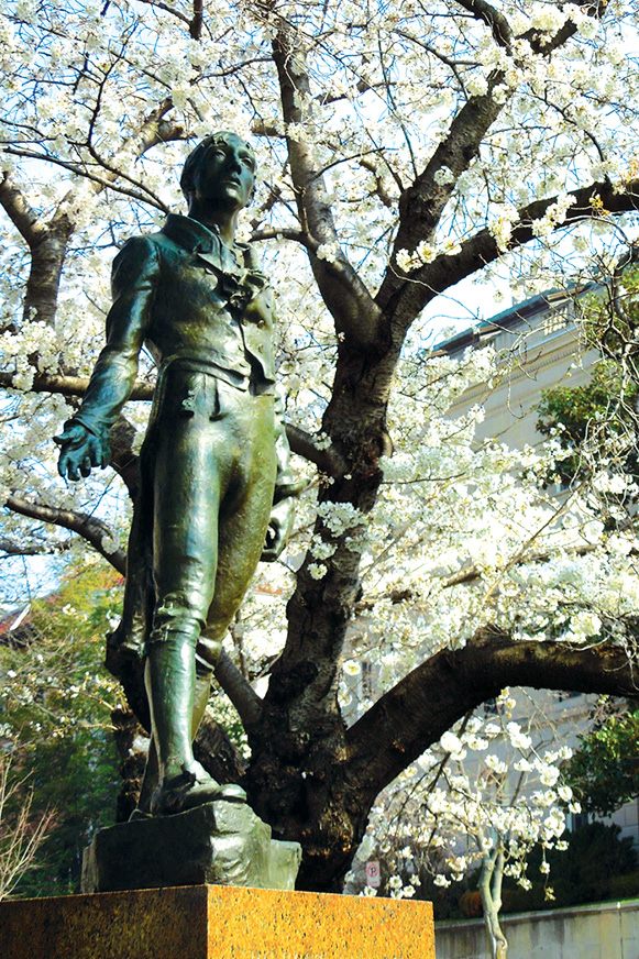 Statue of Irish patriot Robert Emmet near the Irish Embassy most beloved - photo 21