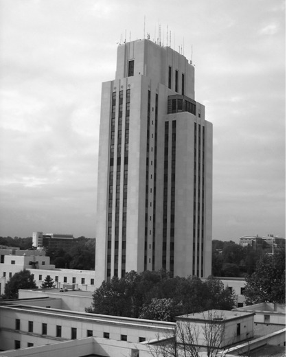 Main tower of Bethesda Naval Hospital view from the back Main tower front - photo 3