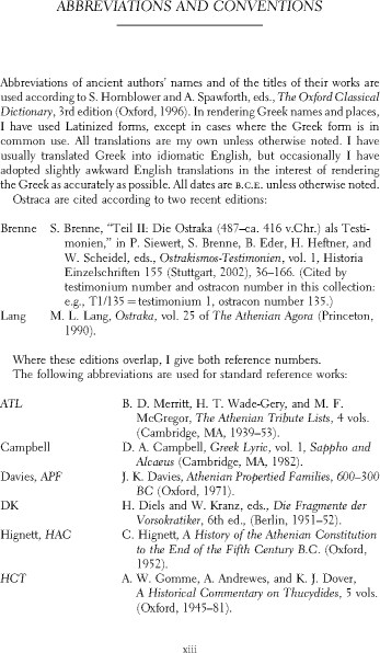 Exile Ostracism and Democracy Introduction PROBLEMS METHODS CONCEPTS When - photo 2