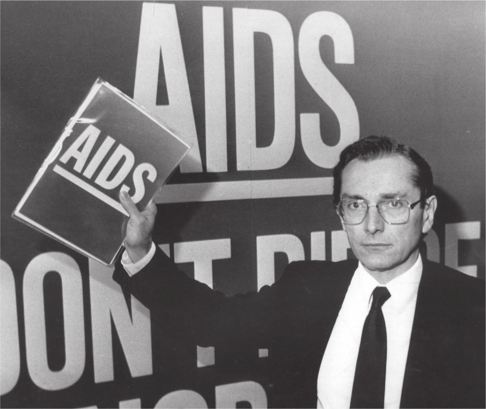 Norman Fowler launching the Dont Die of Ignorance campaign 1986 I CANNOT - photo 2