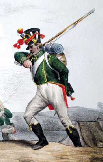 A Flanquer-grenadier of the Imperial Guard after Carle Vernet Uniformed like - photo 5