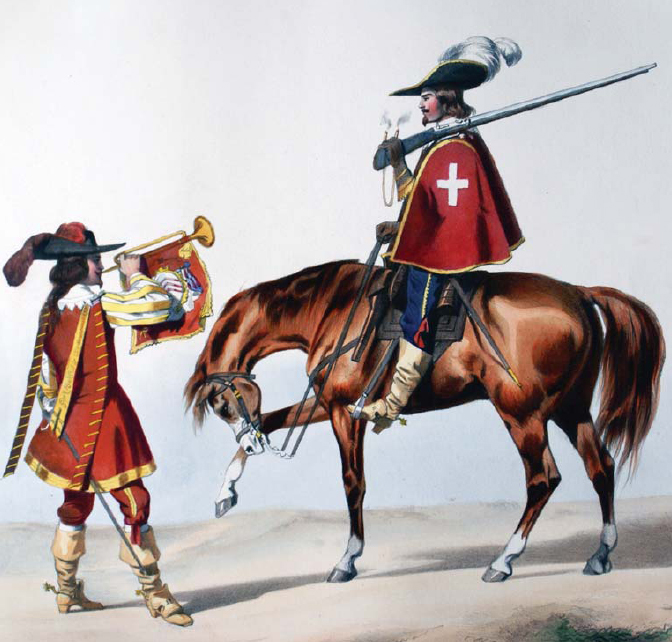 Trooper and trumpeter Cardinal Richelieus Guard 1628 The trooper has a red - photo 3