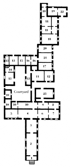 LONGWOOD in Napoleons Time 1 Veranda 2 Parlor 3 Sitting room - photo 3