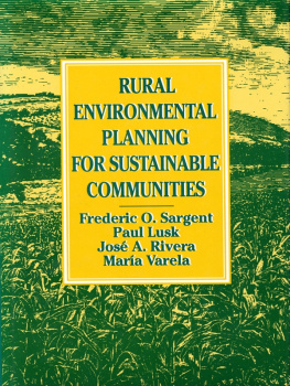 Frederic O. Sargent - Rural Environmental Planning for Sustainable Communities