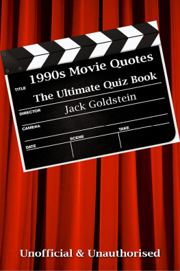 Goldstein 1980s Movie Quotes: The Ultimate Quiz Book