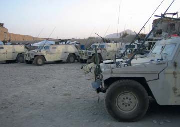 Some of the thirty Danish Tiger Squadron armoured vehicles that left Musa Qala - photo 6