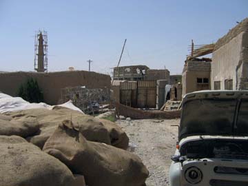 Looking west the Needle and enemy-held buildings dominate our compound A - photo 9