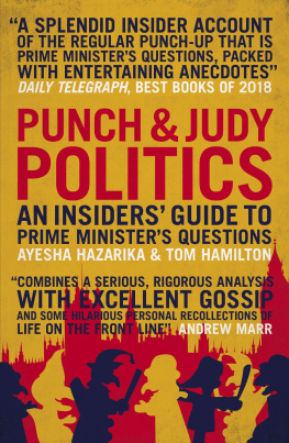 Great Britain. Parliament. House of Commons - Punch & Judy politics: an insiders guide to Prime Minsters questions