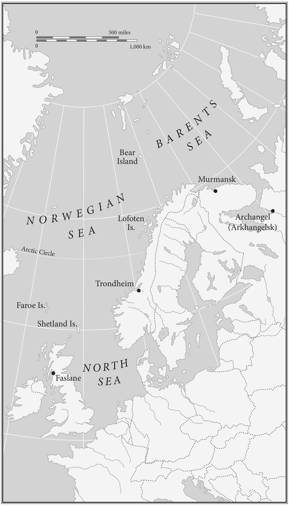 The North Atlantic operational area of the Cold War This is a story I have - photo 3