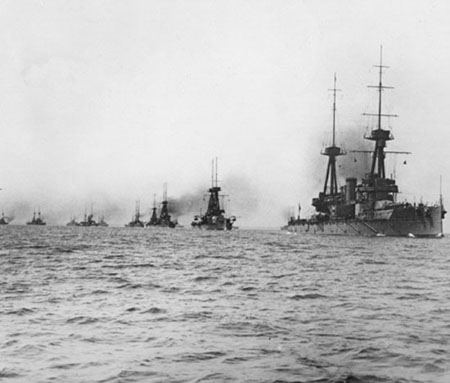The Royal Navy battleships that would fight World War I were all but - photo 4
