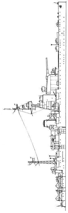 6 Erebus in 1944 Compare the line drawing to photograph no 6 showing Erebus - photo 9